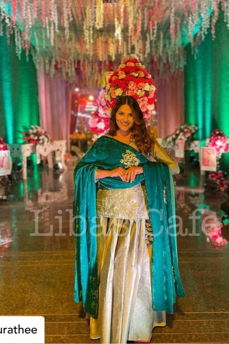 Ritu Rathee In Our Grey Lehenga